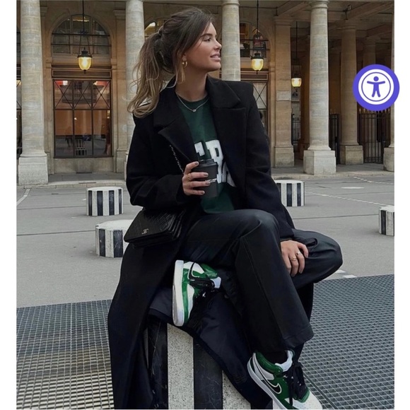 The Bar Varsity Sweatshirt in Hunter Green, XL - Picture 9 of 9